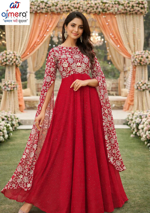 Designer Georgette Gown for Women | SHP-HIRAL