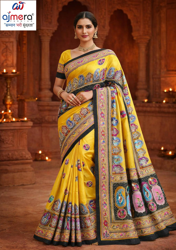 Graceful Printed Saree with Blouse Piece for Modern Ethnic Fashion | VDT-PRAGATI-4