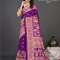 Dola Silk Premium Art Silk Saree with Blouse for Premium Ethnic Wear | ALL-DOLA SILK PREMIUM-01