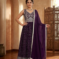 Elegant Designer Party Wear Gown for Women | AAS-77424