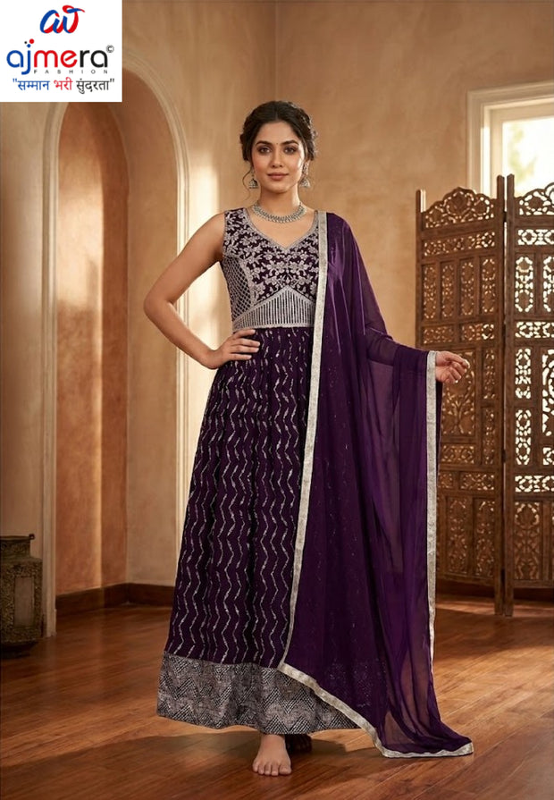 Elegant Designer Party Wear Gown for Women | AAS-77424