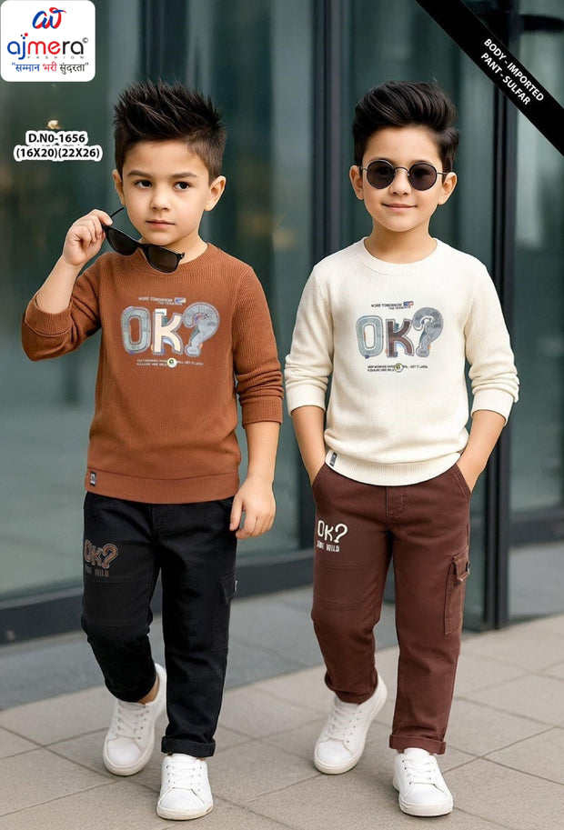 Wholesale Kids T-Shirt & Pant Set | SEM-1656-1