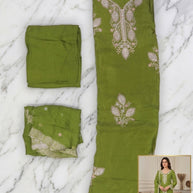 Premium Glass Organza Unstitched Suit Set | BKE-BABITA