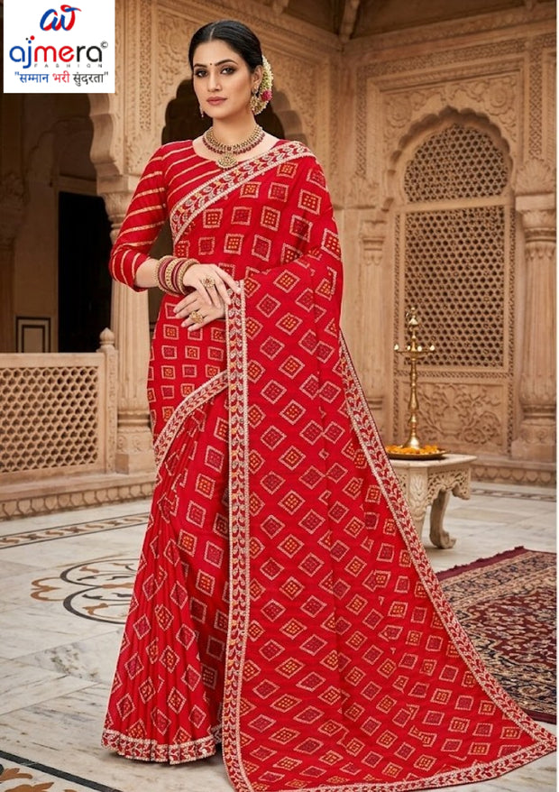 Solo Pattern Print Loose Saree with Blouse for Premium Ethnic and Traditional Wear | TD-VATIKA