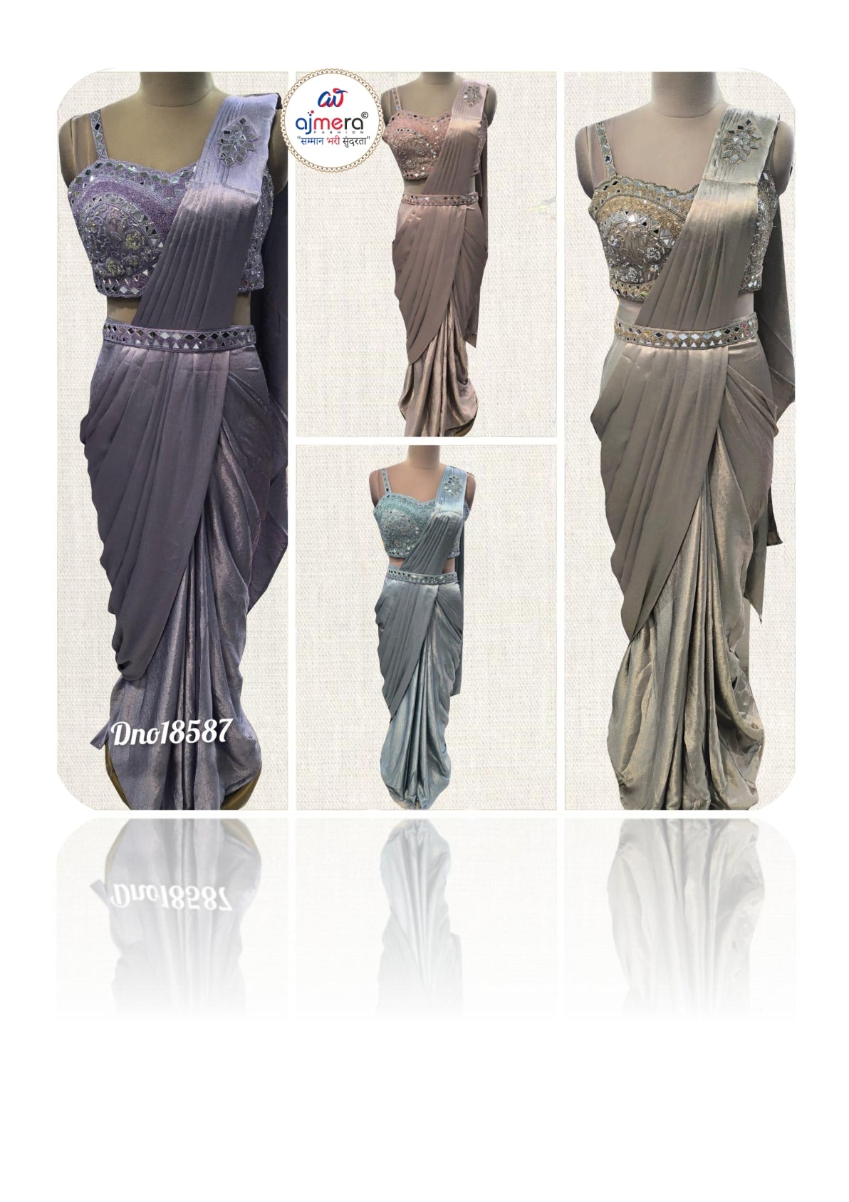 Designer Satin Gown for Women | SDO-218587