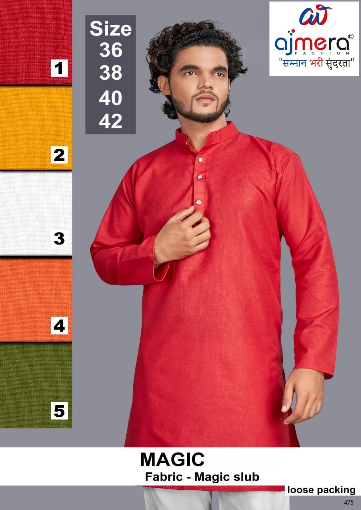 Premium Men's Kurta for Festive & Traditional Wear | NKJ-MAGIC