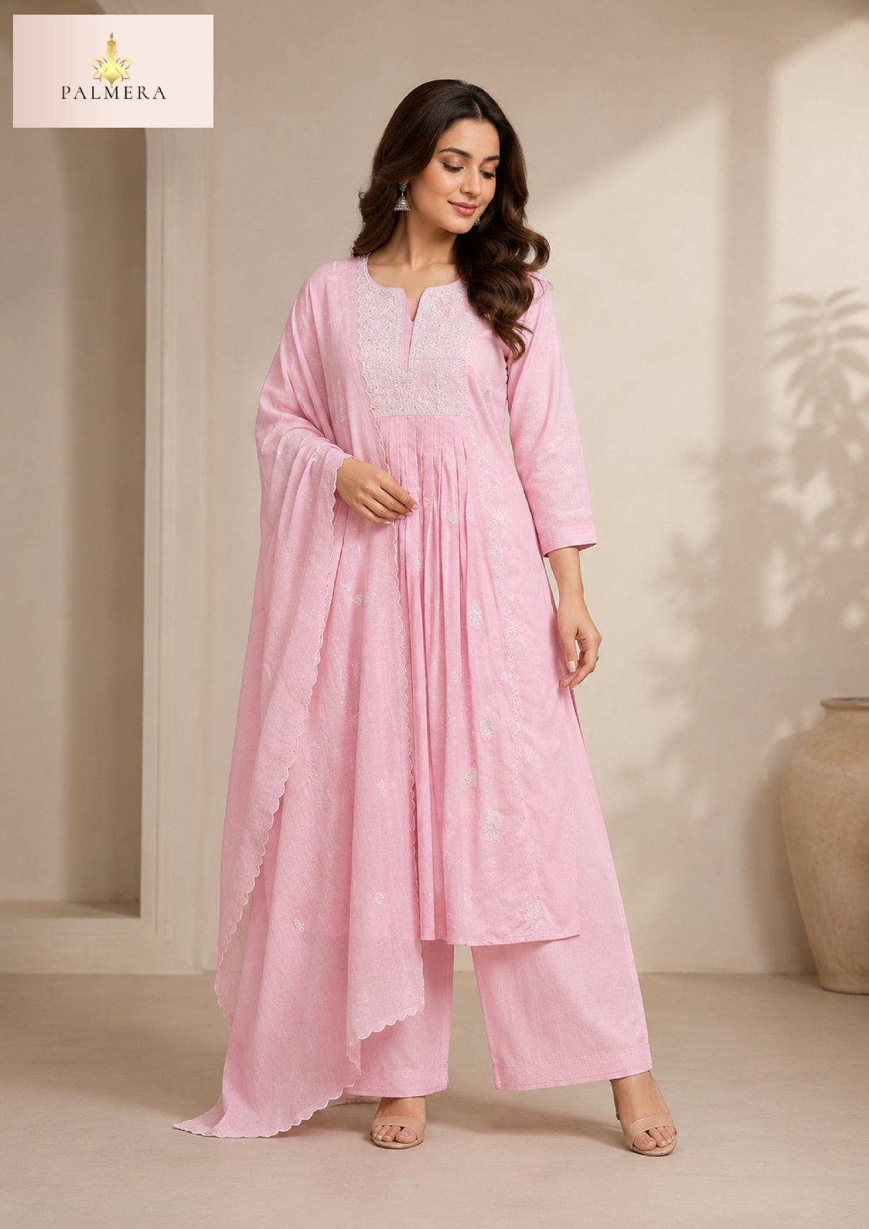 Stylish Designer Palmera Kurti Set for Women | MIK-318