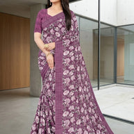 Stylish Printed Saree with Blouse Piece for Traditional Celebrations  | GLC-NIRALI
