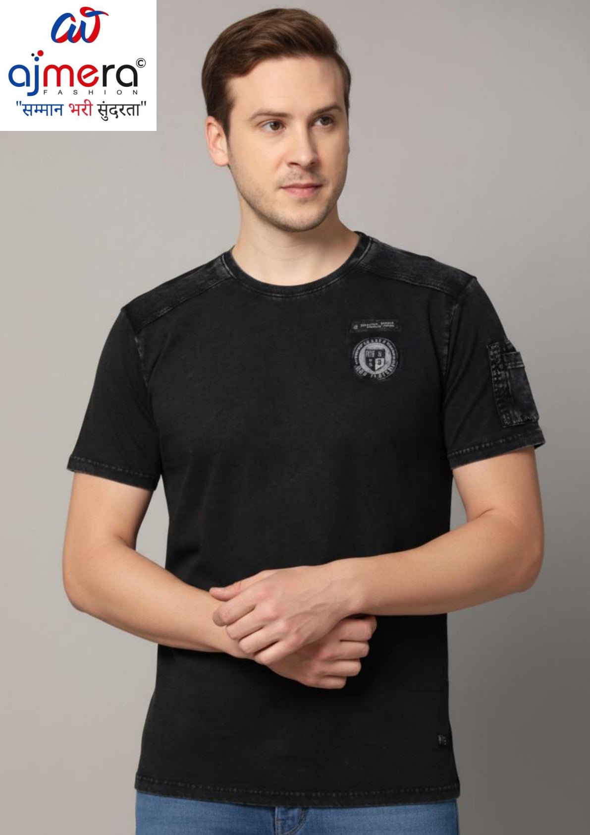 Mens T-Shirt Supplier India | JPSTSTEMS028