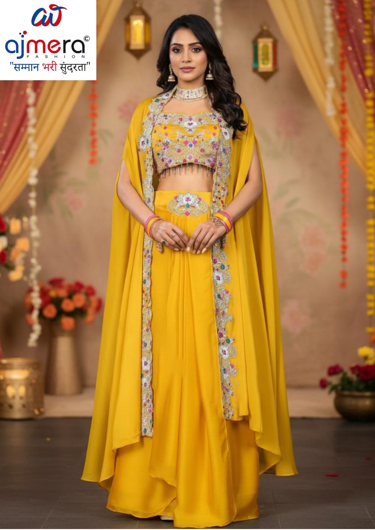Elegant Georgette Designer Party Wear Gown for Women | OSC-805