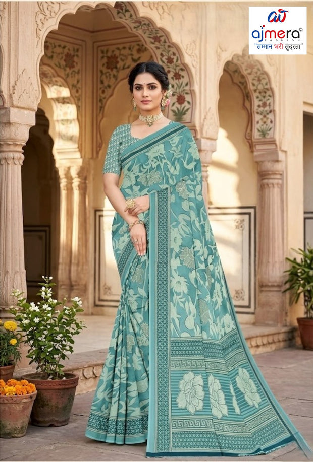 Graceful Printed Saree with Blouse Piece for Modern Ethnic Fashion | GLC-GOPALA