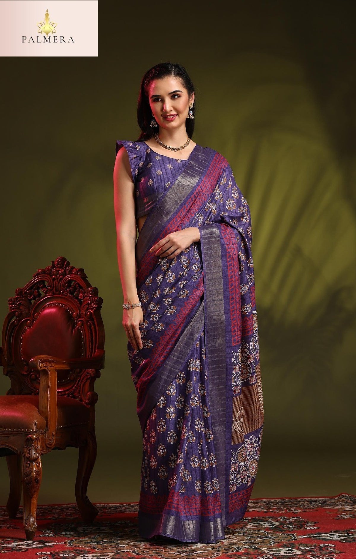 Holland Silk Handloom Silk Saree with Blouse for Premium Ethnic and Traditional Wear | ALL-HOLLAND SILK-04