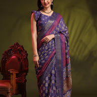 Holland Silk Handloom Silk Saree with Blouse for Premium Ethnic and Traditional Wear | ALL-HOLLAND SILK-04