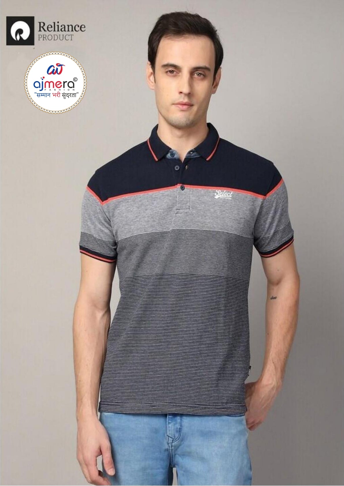 Mens T-Shirt Wholesale Supplier India | JPSTSPOVVH050