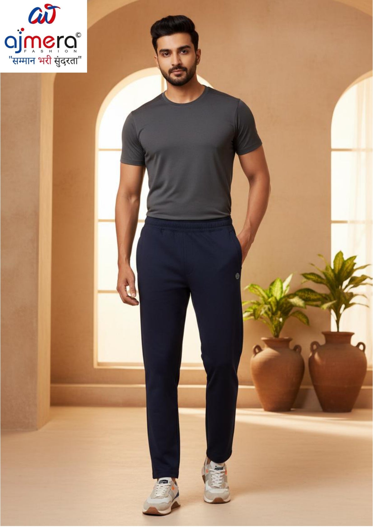 Mens Track Pant Supplier India | AB24MAXLTP0107