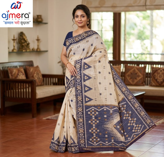 Exclusive Jacquard Silk Saree with Blouse Piece for Premium Cultural Wear | DBU-JAMDANI COTTON VOL-11