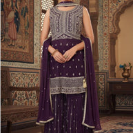 Elegant Georgette Designer Party Wear Gown for Women | KTX-145