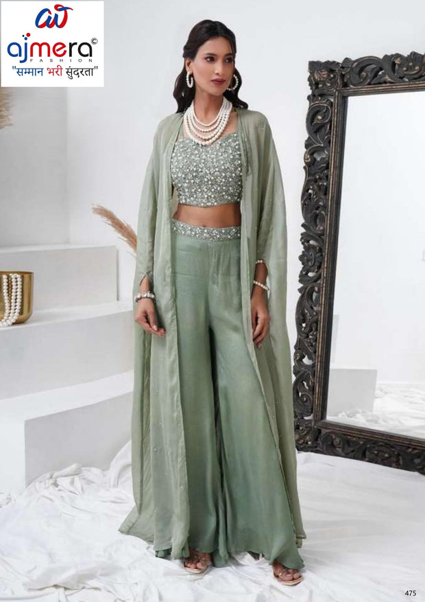 Designer Gown with Blouse for Women | ATZ-C2081