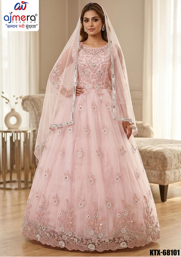 Designer Net Gown for Women | KTX-68101
