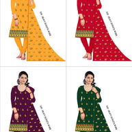 Premium Punjabi Unstitched Suit Set | RPY-RED WINE