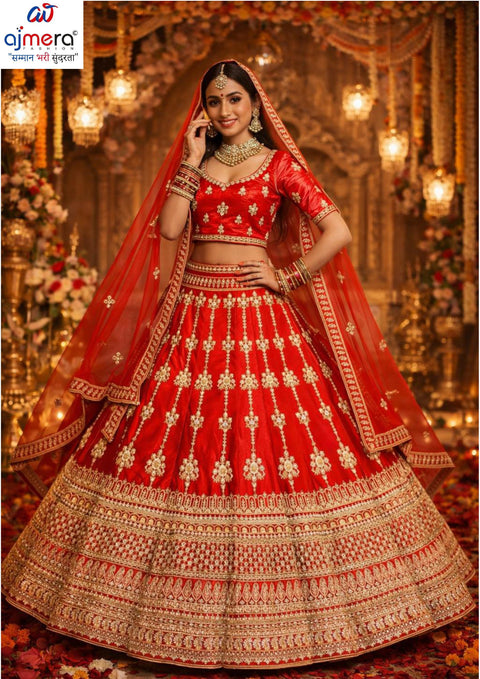 Best Silk Embroidery Lahenga Manufacturer in India | SRY-VINITA