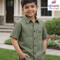 Kids Dobby Shirt Wholesale in Surat | RJ9-192