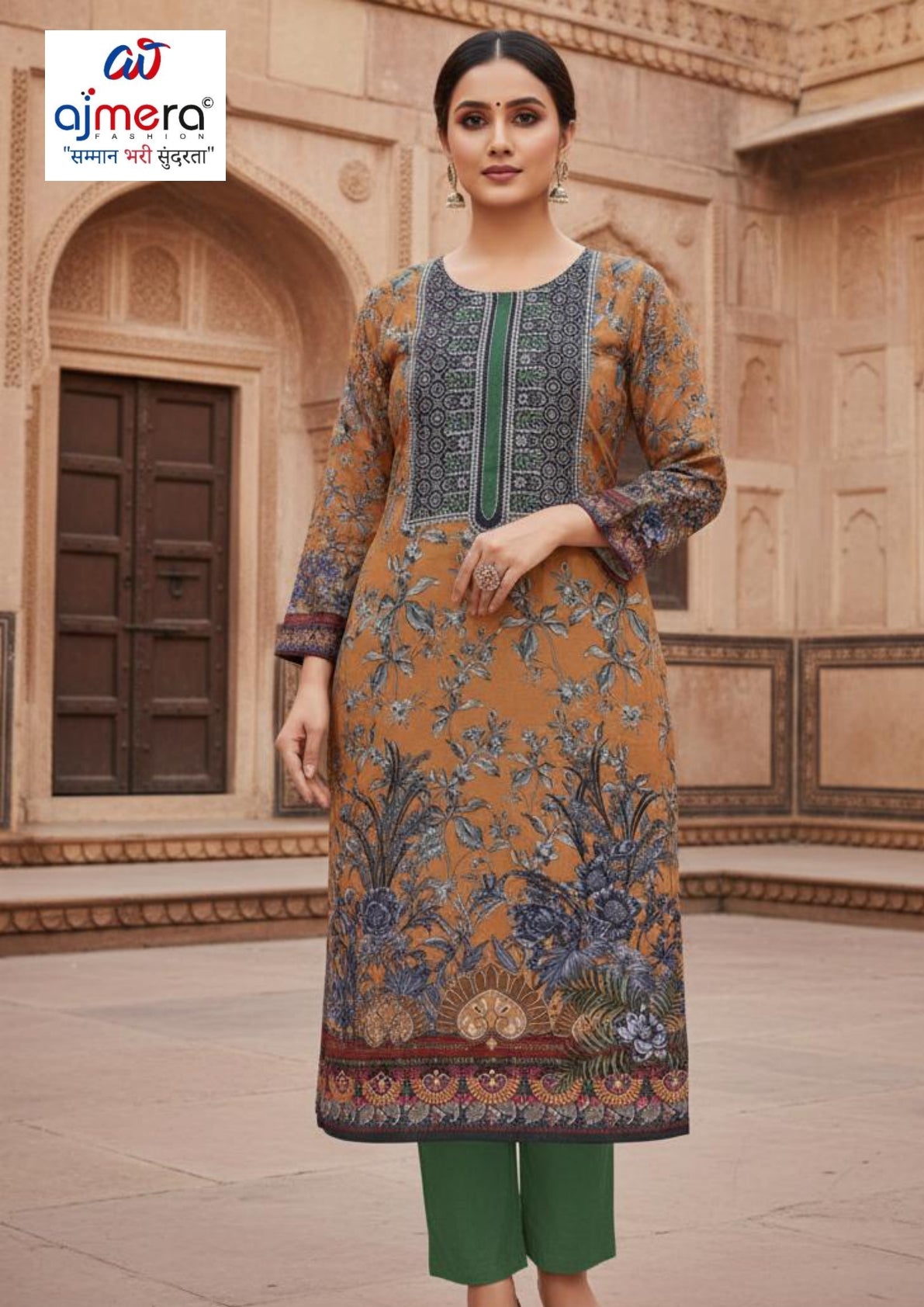 Designer Kurti Pant Dupatta Set for Women | YDP-VEDA