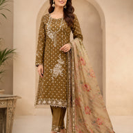 Luxury Viscose Designer Unstitched Suit Set | AAR-VISION BITS