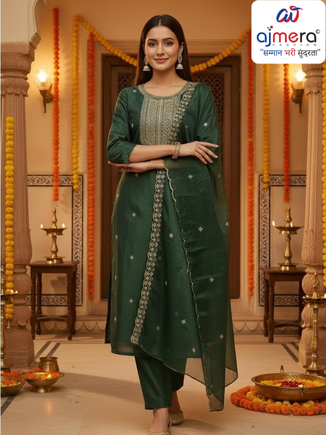 Designer Premium Ethnic Kurti Collection for Women | INDO-BB9KH384