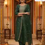 Designer Premium Ethnic Kurti Collection for Women | INDO-BB9KH384