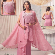 Designer Crunchy Fabric Gown for Women | OSC-MAGGIE