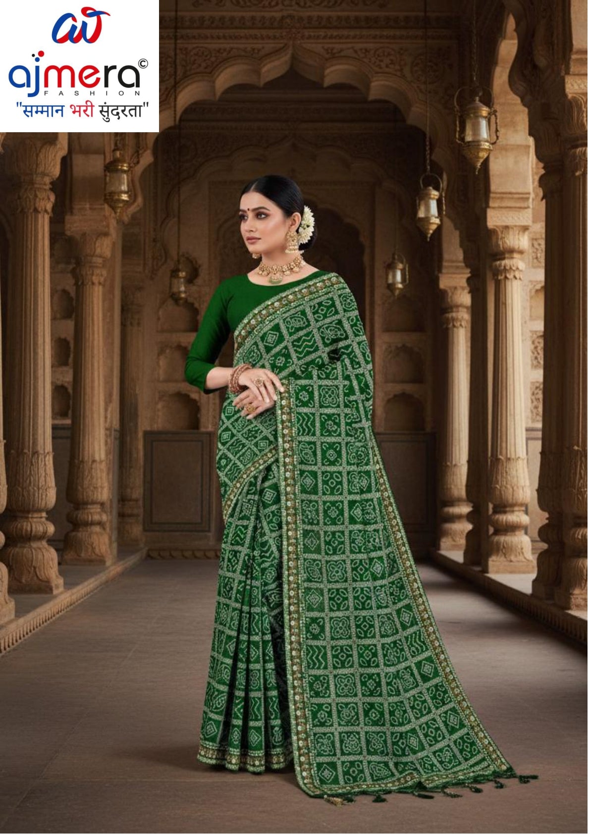 Exclusive Printed Saree with Blouse Piece for Elegant Ethnic Look | TD-KASHVI