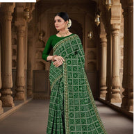 Exclusive Printed Saree with Blouse Piece for Elegant Ethnic Look | TD-KASHVI