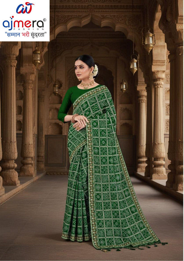 Exclusive Printed Saree with Blouse Piece for Elegant Ethnic Look | TD-KASHVI
