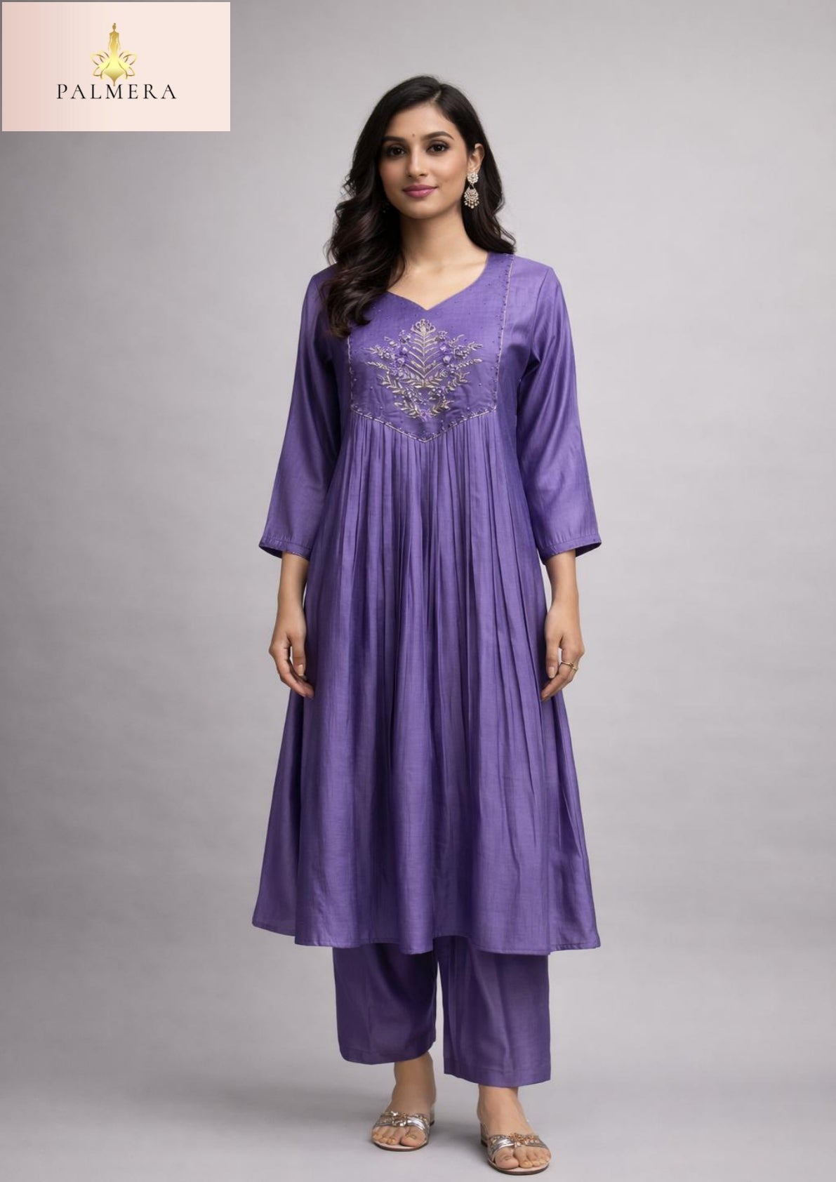 Elegant Designer Palmera Kurti Set for Women | MIK-279B