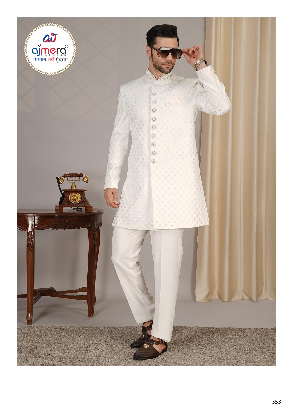 Premium Men's Indo Western for Wedding & Party Wear | SNA-MIN11444