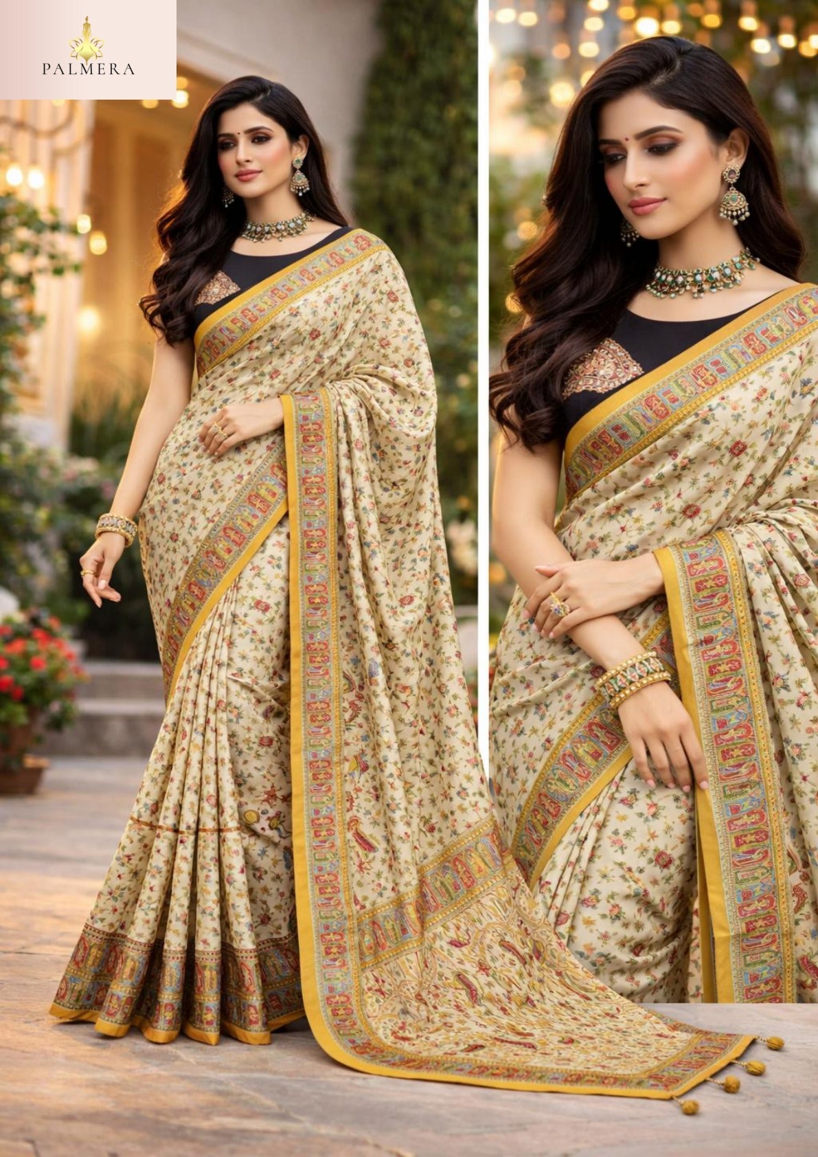 Ganga Blended Silk Saree with Blouse for Premium Ethnic and Designer Wear | ALL-GANGA-04