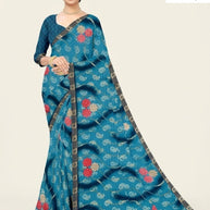 Trendy Printed Saree with Blouse Piece for Women’s Ethnic Wardrobe  | TTS-RATNALEKHA