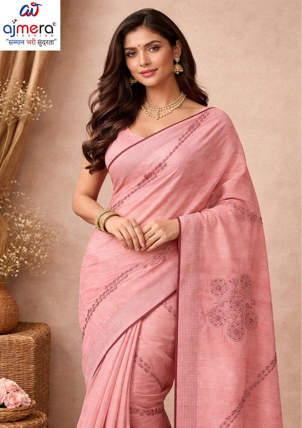 Fancy Print Loose Saree with Blouse for Premium Ethnic and Traditional Wear | BMS-VAISHALI