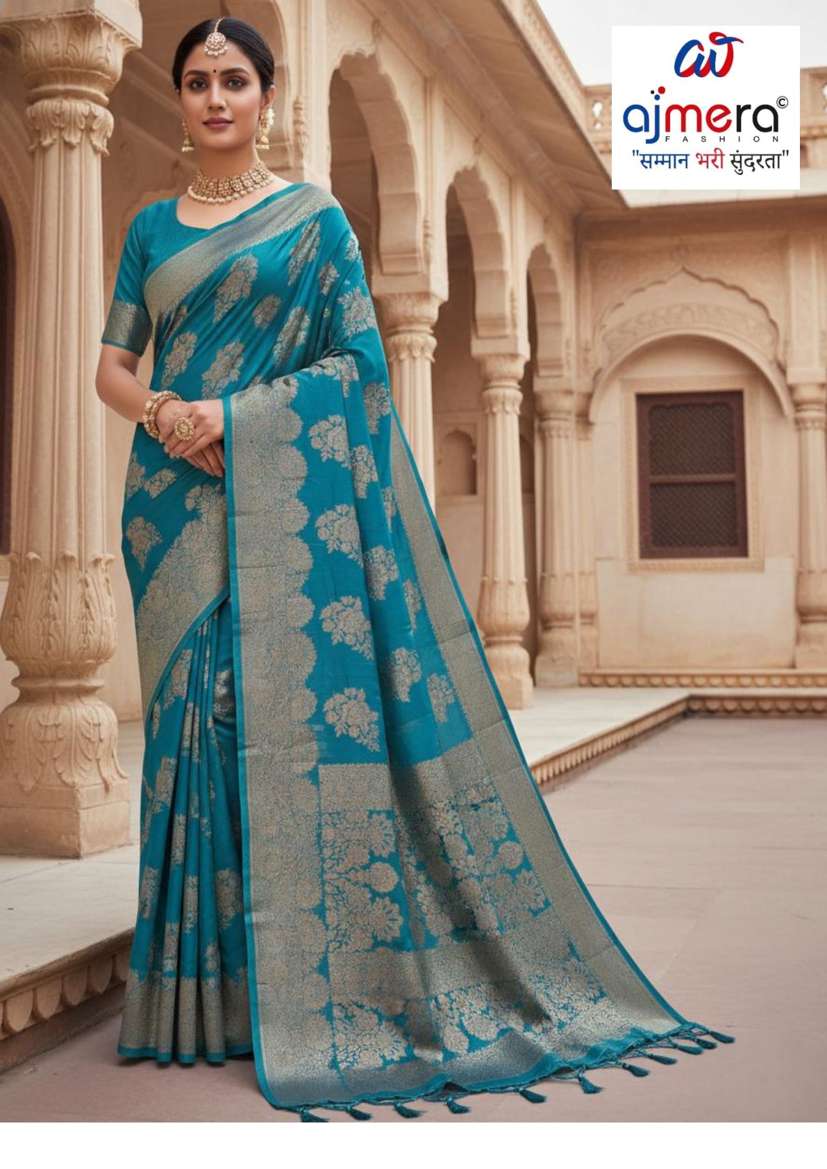 Festive Rapier Silk Matching Saree With Blouse Piece | DS-RAJKUMARI-1