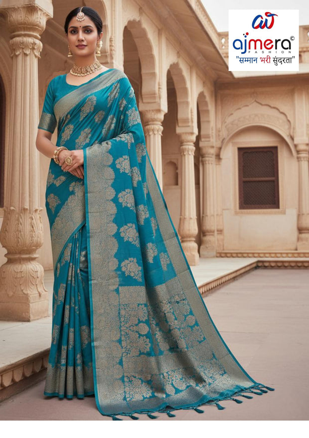 Festive Rapier Silk Matching Saree With Blouse Piece | DS-RAJKUMARI-1