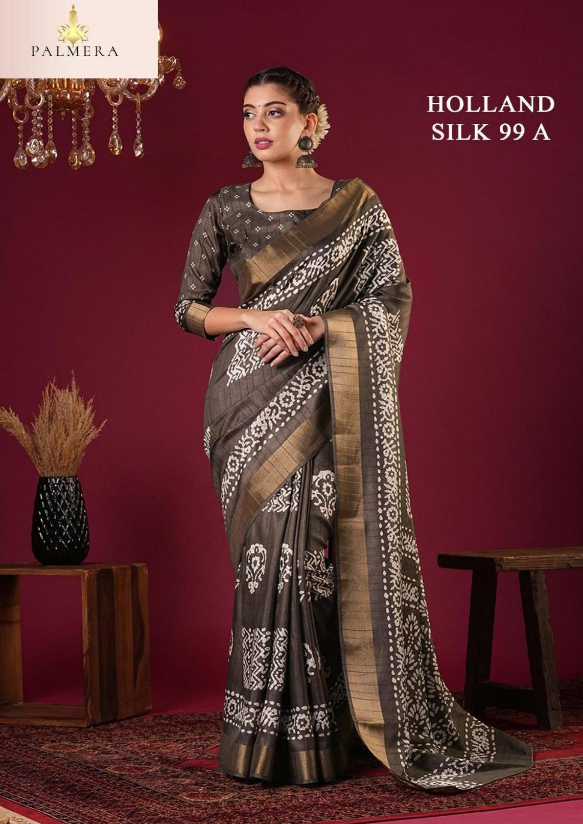 Holland Silk Kota Silk Saree with Blouse for Premium Ethnic and Traditional Wear | ALL-HOLLAND SILK-99