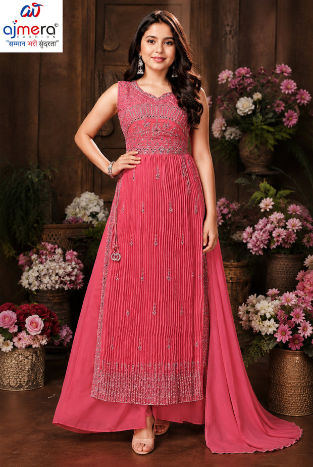 Designer Georgette Gown for Women | PNC-214