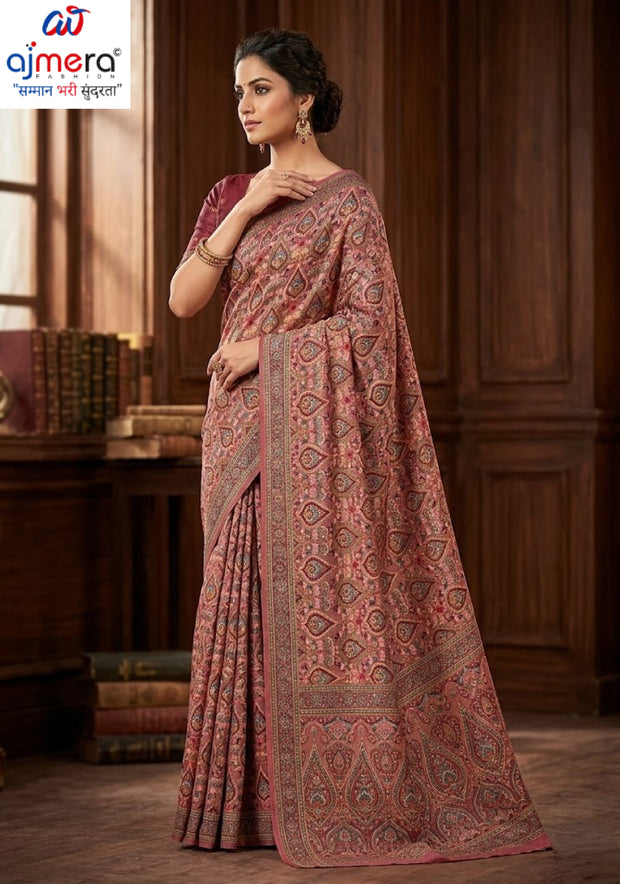 Classic Printed Saree with Blouse Piece for Timeless Traditional Style | SSR-ARPAN