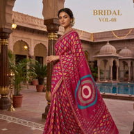 Classic Printed Saree with Blouse Piece for Timeless Traditional Style  | RMF-BRIDAL VOL-8