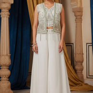 Designer Georgette Gown for Women | Wholesale Gowns in India | OSC-9246