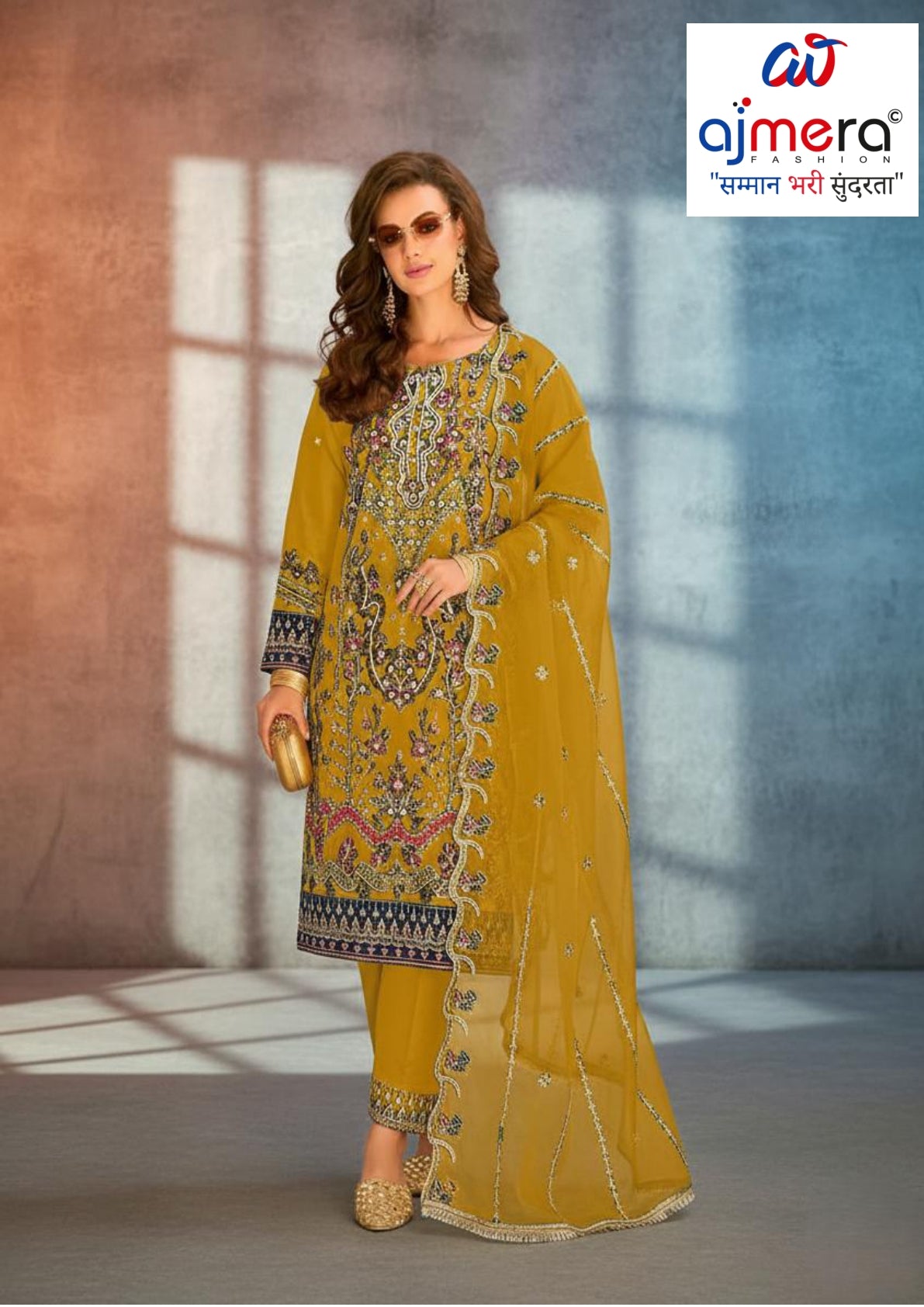 Premium Designer Unstitched Suit Set | MON-150
