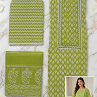 Premium Cotton Unstitched Suit Set | NCY-BANI-2
