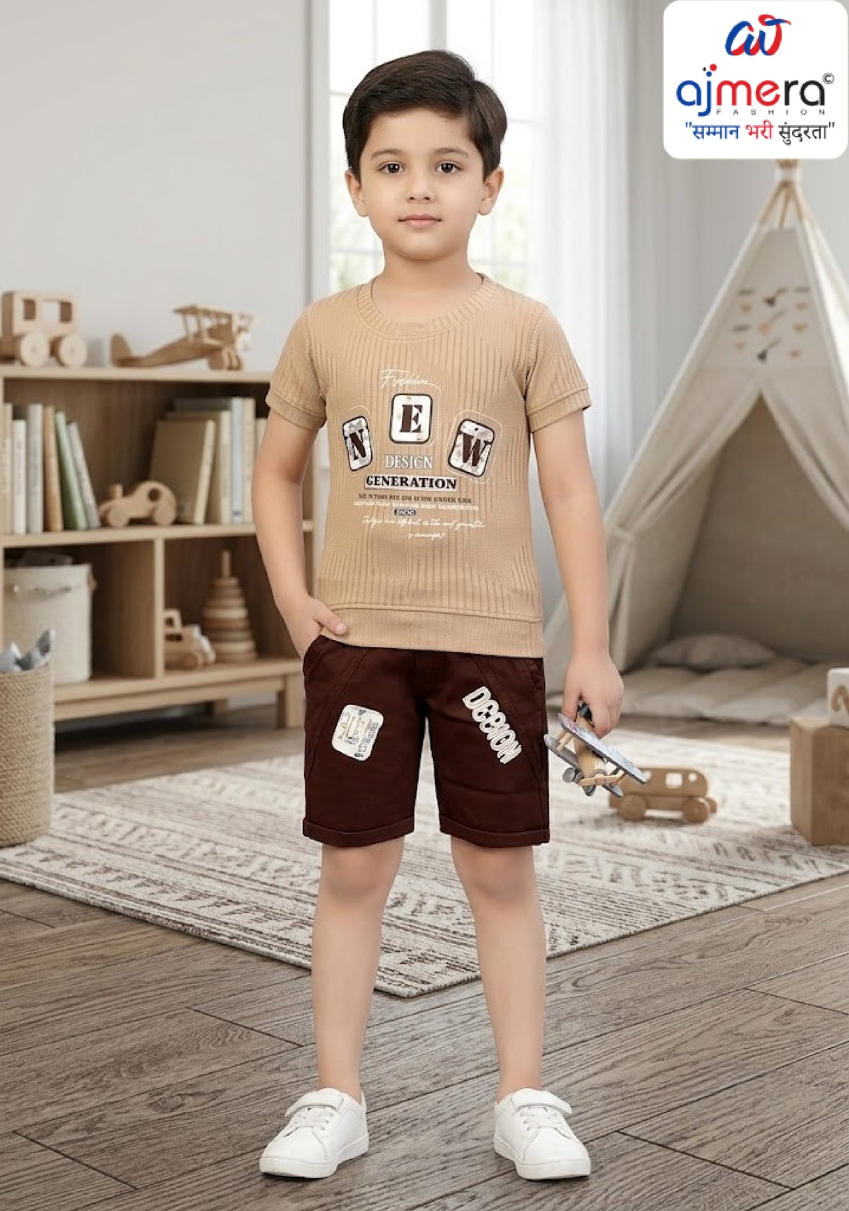 Boys T-Shirt Pant Set Wholesale in Surat | BCI-2245
