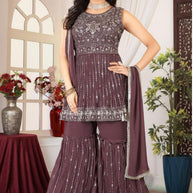 Elegant Georgette Designer Party Wear Gown for Women | KTX-645